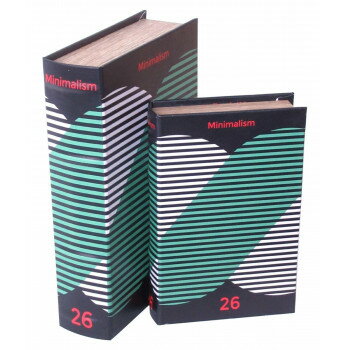 BOOK BOX ブックボックス 2個セット 28525【お寄せ品、返品キャンセル不可。欠品終売時連絡あり】
