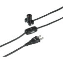 コード付ソケット KP-M1215NH(BK)【お寄せ品、返品キャンセル不可。欠品終売時連絡あり】