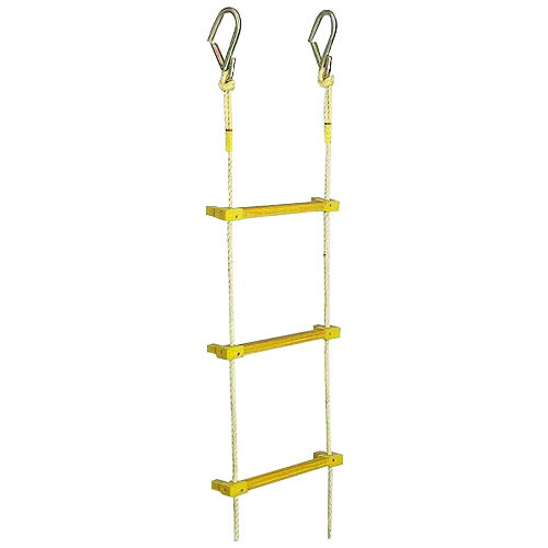【直送品】八ツ矢工業(YATSUYA) 縄はしご 小カギ付 5m 12012【お寄せ品、返品キャンセル不可。欠品終売時連絡あり】