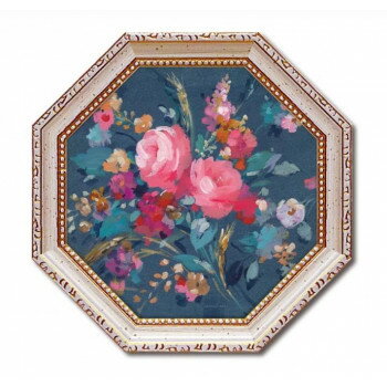 八角 ミニゲル アートフレーム ダンフイ ナイ「ジョイフル ブーケ」 DN-02568【お寄せ品、返品キャンセル不可。欠品終売時連絡あり】