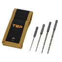 【メール便】 トップ工業(TOP) 電動ドリル用 六角シャンクテーパー下穴錐 4本セット ETK-2050DKS【お寄せ品、返品キャンセル不可。欠品終売時連絡あり】