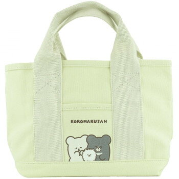 KOROMARUSAN　帆布仕切りミニトートバッグ　WH お寄せ品、返品キャンセル不可。欠品終売時連絡あり