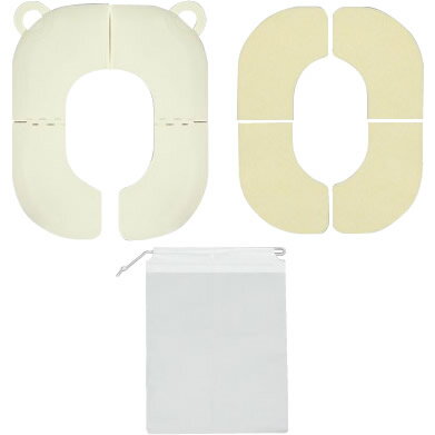 折りたたみ式補助便座(YE)　R-42【割引不可・返品キャンセル不可】