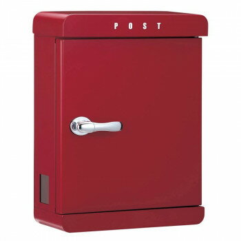 【直送品】美濃クラフト かもんポスト Past パスト レッド PST-RE【お寄せ品、返品キャンセル不可。欠品終売時連絡あり】