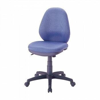 【直送品】ナカバヤシ　OAチェア肘無ロッキング付Hバッグブル-　CGN-301B【お寄せ品、返品キャンセル不..