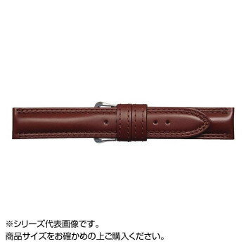 MIMOSA(ミモザ) 時計バンド ATカーフ 18mm ブラウン (美錠:銀) CAT-C18【お寄せ品、返品キャンセル不可。欠品終売時連絡あり】