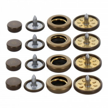 ホック一撃用ホック玉13mm 4入り アンティーク H13ABLK 606937【お寄せ品、返品キャンセル不可。欠品終売時連絡あり】