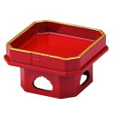 福井クラフト ミニ三宝 朱天金(底塗り有 51020920【お寄せ品、返品キャンセル不可。欠品終売時連絡あり】