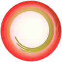福井クラフト A150寿司皿オレンジぼかし一筆 12042410【お寄せ品、返品キャンセル不可。欠品終売時連絡あり】