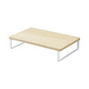 LIHIT LAB.(リヒトラブ) MDF机上台 コンパクト 390×250mm ロータイプ ナチュラル A-8003-35【お寄せ品、返品キャンセル不可。欠品終売時連絡あり】(3)