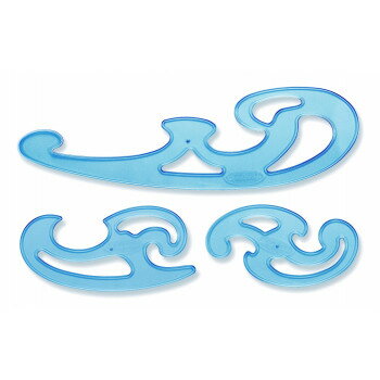 ステッドラー マルス雲形定規 3枚組 ST57140WP【お寄せ品、返品キャンセル不可。欠品終売時連絡あり】