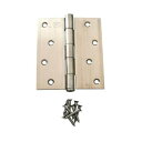 【メール便】 ハイロジック 26042 ステン義星丁番102×89mm HL 1枚入【お寄せ品、返品キャンセル不可。欠品終売時連絡あり】