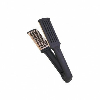 グローバル・ジャパン U-ni ツインへアブラシ ブラック【お寄せ品、返品キャンセル不可。欠品終売時連絡あり】