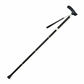 SINANO シナノ 杖 グランドカイノス EX (革巻) へリンボーン ブラック 603040【お寄せ品、返品キャンセ..