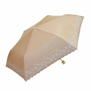藤田屋 雨晴兼用婦人折傘 55cm 刺繍レース風 オレンジ UM-2461【お寄せ品、返品キャンセル不可。欠品終売時連絡あり】 藤田屋 雨晴兼用婦人折傘 55cm 刺繍レース風 オレンジ UM-2461【お寄せ品、返品キャンセル不可。欠品終売時連絡あり】