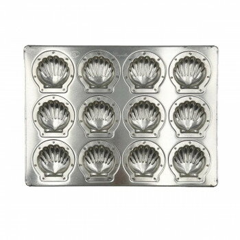 松永製作所　シリコン加工　シルバーミニホタテ天板12P MS20【お寄せ品、返品キャンセル不可。欠品終売..