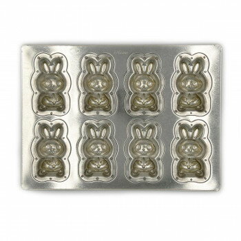 松永製作所　シリコン加工　シルバーうさピョン天板8P MS173【お寄せ品、返品キャンセル不可。欠品終売..