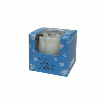 東海製蝋 ローソク フルール(器付ホワイト) 148-01WH【お寄せ品、返品キャンセル不可。欠品終売時連絡あり】