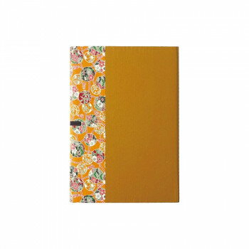 【メール便】 ミニ軽々半紙ばさみ 友禅鳥の子 辛子・FA22-4【お寄せ品、返品キャンセル不可。欠品終売..