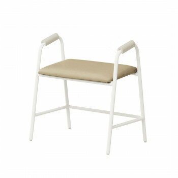 【直送品】弘益(KOEKI) UTILITY 立ち上がりサポート玄関スツール ホワイト RSPGS1WH【お寄せ品、返品キ..