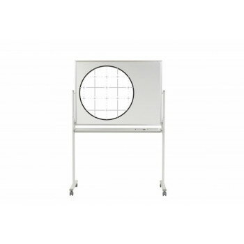 【直送品】馬印 MAJI(マジ)シリーズ両面脚付ホーローホワイトボード 暗線入/無地 W1296×D610×H1845mm MH34TDXN【お寄せ品、返品キャ...