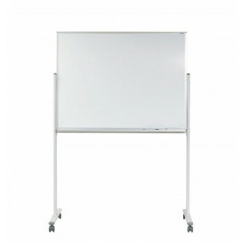 【直送品】馬印 MAJI(マジ)シリーズ片面脚付ホーローホワイトボード 無地 W1272×D610×H1805mm MH34TN【お寄せ品、返品キャンセル不可。...