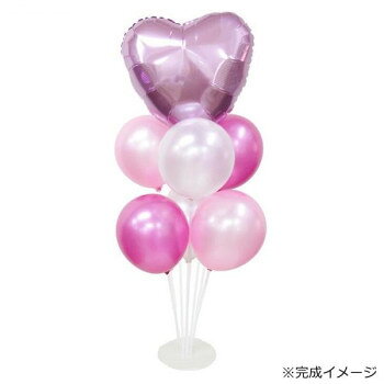 【直送品】Hi-Delight　バルーンスタンドデコキット ピンク B3101【お寄せ品、返品キャンセル不可。欠品終売時連絡あり】