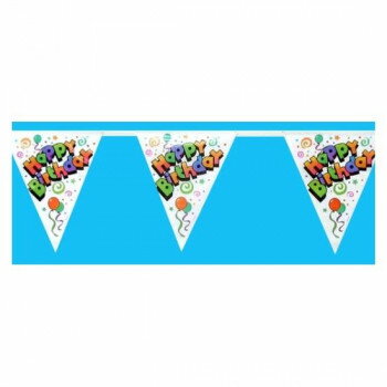 【直送品】ペナントバナー ハッピーバースデーペナントバナー 365cm U9085【お寄せ品、返品キャンセル不可。欠品終売時連絡あり】