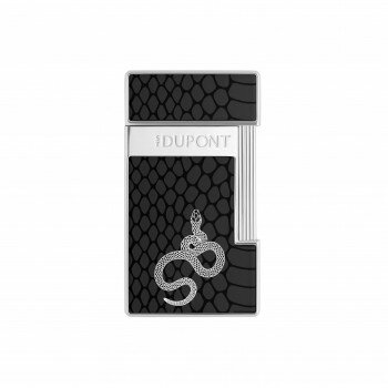 【メール便】 S.T.Doupont　エス・テー・デュポン　ライター　スリミー　ラッカー　ブラック 028076【..