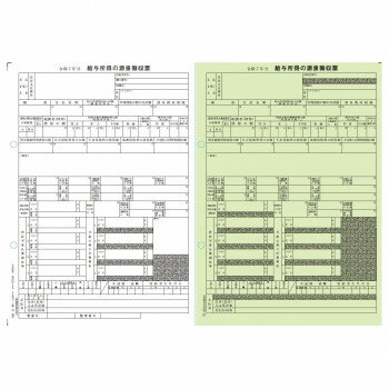 ※代引き不可 同梱不可※北海道、沖縄、離島送料は別途お見積り。※手配完了後は、ご注文キャンセルを承る事が出来ません。指定日可能の表示以外の商品はご指定日不可です。メーカーより取り寄せ商品のため、在庫状況によっては欠品・廃盤の可能性があります。あらかじめご了承ください。「給与支払報告書(市区町村提出用)」と「源泉徴収票(税務署提出用・受給者交付用)」の2枚組タイプです。各30枚ずつセットされていますので、1冊で30名分の作成が可能です。それぞれA4判・2面付けの2枚1セットになっています。※ソフト等への対応は、各ソフト会社へご確認ください。サイズ個装サイズ：21×30×1cm重量個装重量：280g仕様サイズ:A4入り数:30セット左2穴(80mm)×2用紙センター部分ミシン目入り生産国日本・広告文責（有限会社パルス・048-551-7965）fk094igrjs