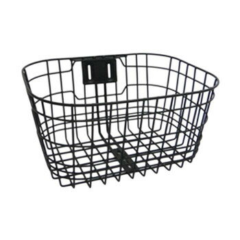 籃子 - センタン工業　自転車カゴ　小径車用小型ワイヤーバスケット　黒　LG-366【お寄せ品、返品キャンセル不可。欠品終売時連絡あり】