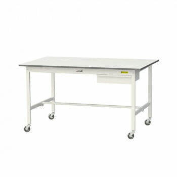 樂天商城 - 【直送品】山金工業(YamaTec) SUPC-1590U-WW ワークテーブル 150シリーズ 移動(H825mm)(キャビネット付き)【お寄せ品、返品キャンセル不可。欠品終売時連絡あり】