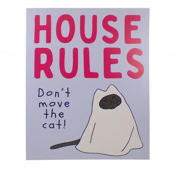 キャンバスアートパネル HOUSE RULES IN041461【お寄せ品、返品キャンセル不可。欠品終売時連絡あり】