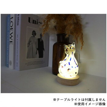 グラスペーパーウェイト キャット ベージュ IN041744【お寄せ品、返品キャンセル不可。欠品終売時連絡あり】 [3]