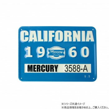 マーキュリー メタルサイン CALIFORNIA ME049384【お寄せ品、返品キャンセル不可。...