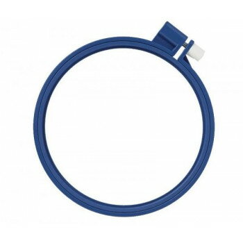 【メール便】 クロバー カラフル刺しゅう枠　12cm　ネイビー・57-261【お寄せ品、返品キャンセル不可。欠品終売時連絡あり】