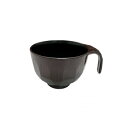福井クラフト 耐Aトッティー亀甲椀 新溜内黒(親) 17000540【お寄せ品、返品キャンセル不可。欠品終売時連絡あり】