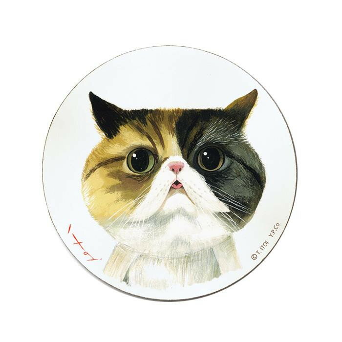 ユーパワー 糸井 忠晴 木製ラウンドアート くしゃ(Lサイズ) IT-01515【お寄せ品、返品キャンセル不可。欠品終売時連絡あり】