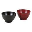 3.6夫婦千筋汁椀 根来・曙 23098【お寄せ品、返品キャンセル不可。欠品終売時連絡あり】