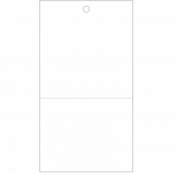 タカ印 提札 糸なし 白無地 ミシン入 18-1506 500枚【お寄せ品、返品キャンセル不可。欠品終売時連絡あり】