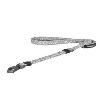 ルークラン ドッグネス リード エレガント M/L ライトグレー ペット用品【お寄せ品、返品キャンセル不..