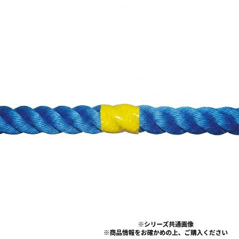 【直送品】三和体育製販 カラフルロープ3m 青 S-8643【お寄せ品、返品キャンセル不可。欠品終売時連絡あり】