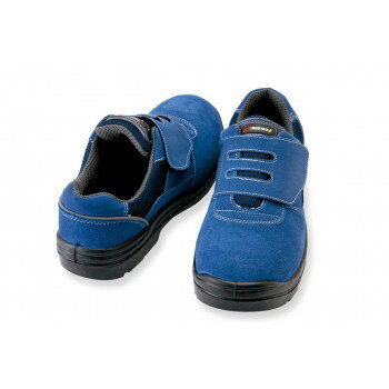 アイトス 59822 セーフティシューズ(ウレタン短靴面ファスナー)(男女兼用) ネイビー 25.5cm【お寄せ品、返品キャンセル不可。欠品終売時連絡あり】