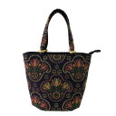 優美社 6017-00 ゴブラン織(ごぶらんおり) ハンドバッグ ネイビー【お寄せ品、返品キャンセル不可。欠品終売時連絡あり】