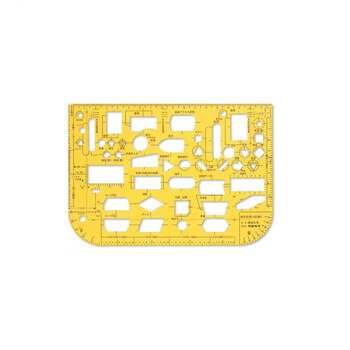【メール便】 テンプレート 能率定規 1-843-1601【お寄せ品、返品キャンセル不可。欠品終売時連絡あり】