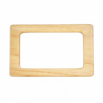 【メール便】 KIYOHARA バッグマイスター ウッドハンドル 角型 M 15cm 2本 BM06-06【お寄せ品、返品キャンセル不可。欠品終売時連絡あり】