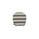 クッションシート 日本製 綿100% ボーダー 約43×43cm ネイビー 1210880190301【お寄せ品、返品キャンセル不可。欠品終売時連絡あり】