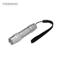 YAZAWA(ヤザワ)　ミニLEDアルミフラッシュライト　Y06A09SV【割引不可・返品キャンセル不可】