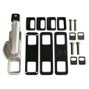144KL-SL 鍵付取替クレセント錠 L用 シルバー 00776868-001【お寄せ品、返品キャンセル不可。欠品終売時連絡あり】