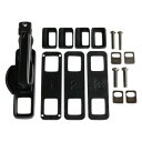 144KL-B 鍵付取替クレセント錠 L用 ブラック 00776869-001【お寄せ品、返品キャンセル不可。欠品終売時連絡あり】
